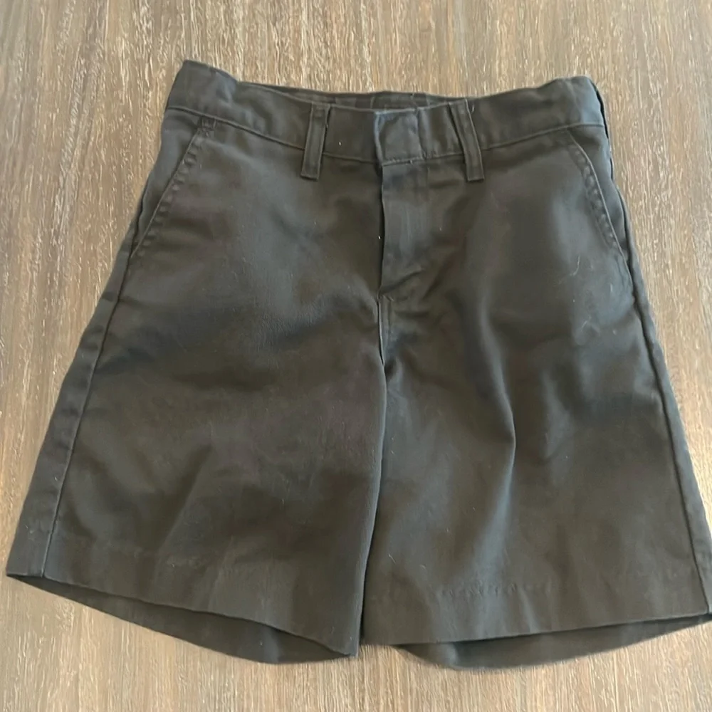 Dickies Boys Uniform Shorts Size 8 Black